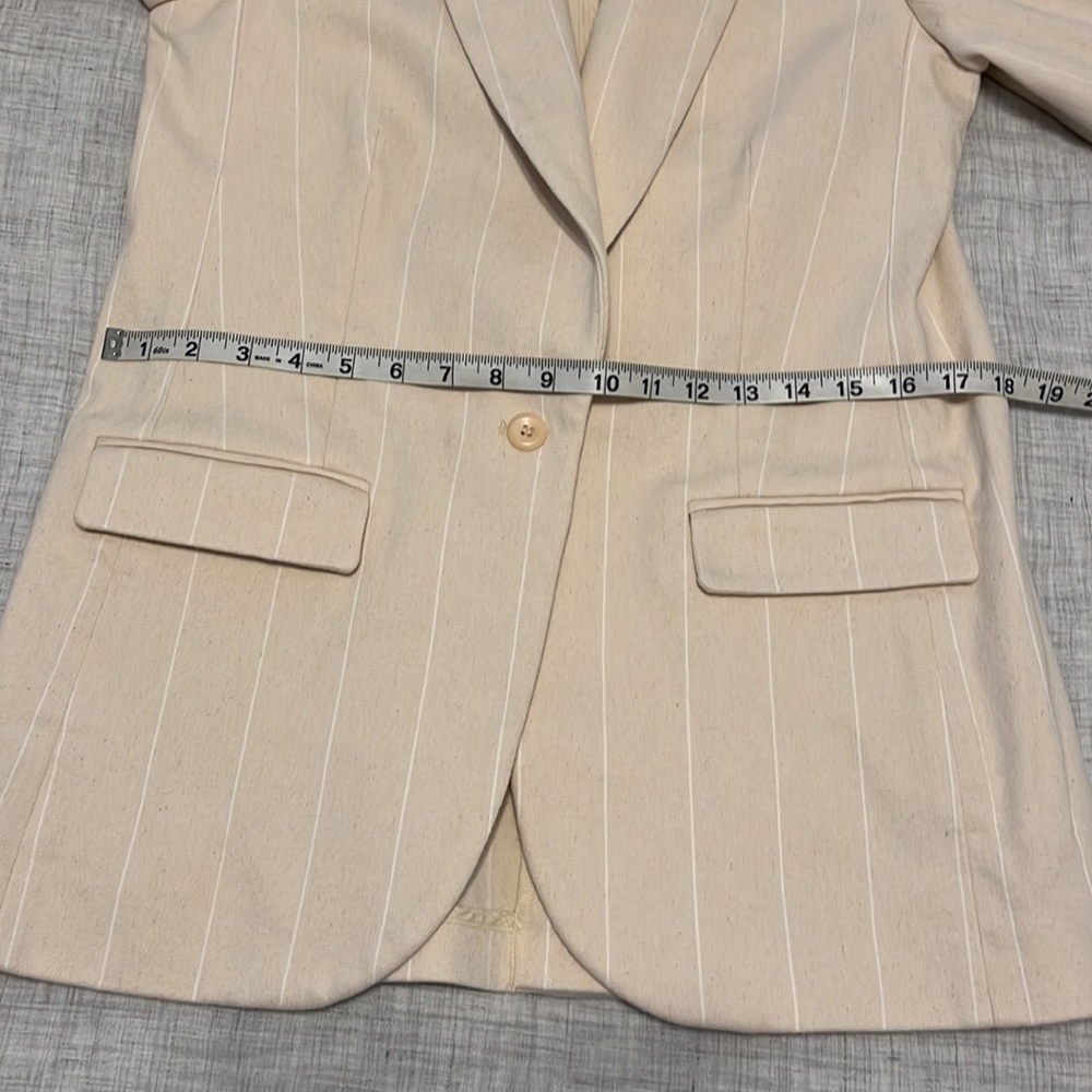 NWT J Crew Alfie blazer in natural denim stripe - Picture 10 of 12
